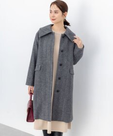 組曲 ウールモッサステンカラー コート