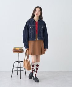 earth music&ecology アーガイルソックス