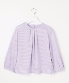 J.PRESS LADIES S 【WEB限定カラーあり】ストライプジャカード フロントタック カットソー