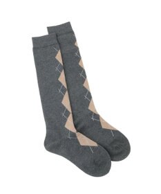 earth music&ecology アーガイルソックス