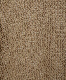 YECCA VECCA スラブメッシュルーズニット