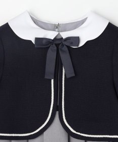 ANY KIDS 【2点セット】ノーカラー ボレロジャケット+襟付き ワンピース