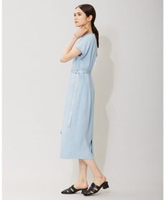 ICB 【接触冷感・UVケア・速乾・洗える】FluidBackSatin ワンピース