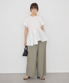 AMERICAN HOLIC アシンメトリーペプラム ドッキングプルオーバー