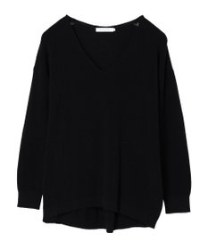 AMERICAN HOLIC Ｖネック片畦ニットプルオーバー