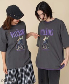 WEGO 【ユニセックス着用ITEM/SMLサイズ展開】VILLAINSグラフィックT（S）