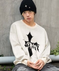 WEGO ダメージジャガードプルオーバー