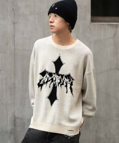 WEGO ダメージジャガードプルオーバー