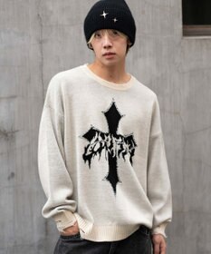 WEGO ダメージジャガードプルオーバー