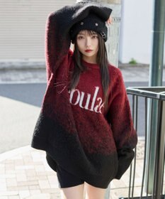 WEGO 【ユニセックス着用ITEM/MLサイズ展開】ファジーグラデーションプルオーバー