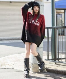 WEGO 【ユニセックス着用ITEM/MLサイズ展開】ファジーグラデーションプルオーバー