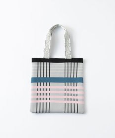TRICOTE CHECK KNIT TOTE BAG / チェックニットトート