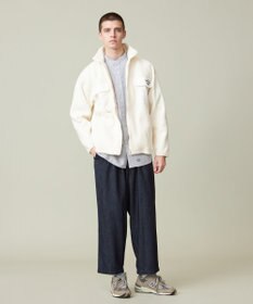 J.PRESS YORK STREET 【UNISEX】フリース フルジップブルゾン