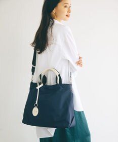 TOPKAPI 【TREASURE TOPKAPI】ストライプハンドル ナイロン 2way トートバッグ A4対応