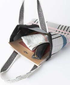 TRICOTE CHECK KNIT TOTE BAG / チェックニットトート