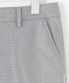 J.PRESS LADIES L 【セットアップ対応・洗える・撥水・防汚】コットンFITTYシャーク テーパード パンツ