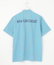 PW CIRCULUS 【高通気 / 軽撥水 / 軽量のDotAir 使用】【MEN】ストライプ柄オープンカラー