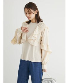 Green Parks ・ＳＵＧＡＲ　ＳＰＯＯＮ　ラッフルキリカエプルオーバー