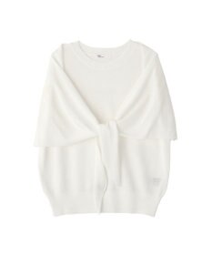 CRAFT STANDARD BOUTIQUE 【2点SET】ストール付きノースリーブニットプルオーバー