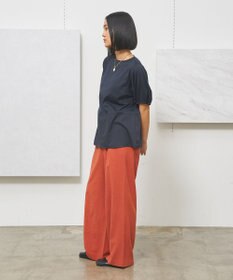 J.PRESS YORK STREET 【WOMEN】ファブリックヘムジャージ プルオーバー