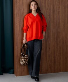 23区 L 【Lサイズ限定】23区DENIM ストレッチ ワイド パンツ