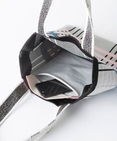 TRICOTE CHECK KNIT TOTE BAG / チェックニットトート