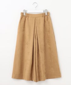 自由区 L 【洗える】ライトスエード キュロット