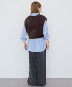 AMERICAN HOLIC 【選べる丈】シャギーニットベスト