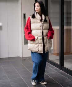 WEGO カラーナイロンパテッドベスト