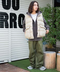 WEGO カラーナイロンパテッドベスト