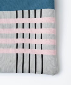 TRICOTE CHECK KNIT TOTE BAG / チェックニットトート