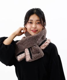 AURORA 【 ANNA SUI（アナ スイ）】エコファー差込みマフラー(WASH)