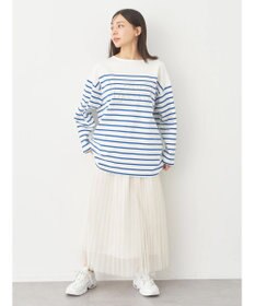 earth music&ecology Ｌｅｅ×ｅ．ｍ．ａ．ｅ　ＢＯＲＤＥＲ　Ｌ／Ｓ　ＴＥＥ