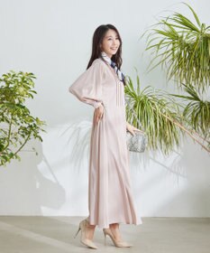 Tiaclasse 【洗える】シンメトリープリーツワンピース