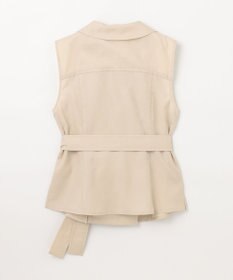 GRACE CONTINENTAL リネンタッチダブルブラウス