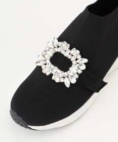 Feroux ビジュー付きニット スニーカー