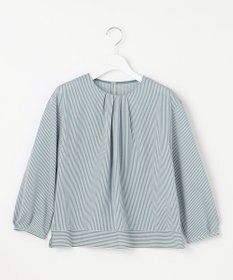 J.PRESS LADIES S 【WEB限定カラーあり】ストライプジャカード フロントタック カットソー