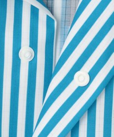 PW CIRCULUS 【高通気 / 軽撥水 / 軽量のDotAir 使用】【MEN】ストライプ柄オープンカラー