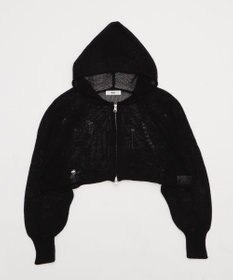 WEGO ダメージメッシュショートパーカー