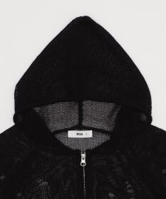 WEGO ダメージメッシュショートパーカー