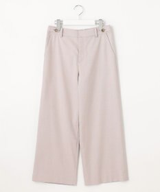 J.PRESS LADIES L 【洗える】シャークスキン セミワイド パンツ