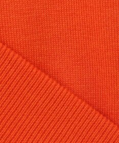 PW CIRCULUS 【WOMEN】【洗える】ロゴ ラグランスリーブ クルーネック ニット