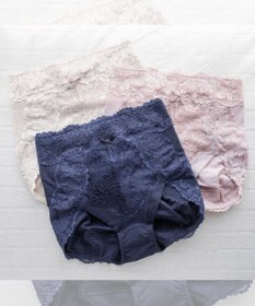 BRADELIS New York 【BRADELIS NewYork peace】おしりPラインレーシーショーツ23  深め 補正ショーツ