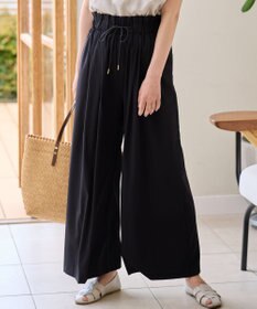 ANY 【新色追加/ウエストゴム】清涼リラックスハイウエストパンツ