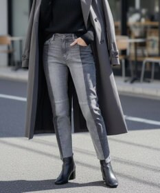 OP／FILA 【OP】美脚パッチワークデニム