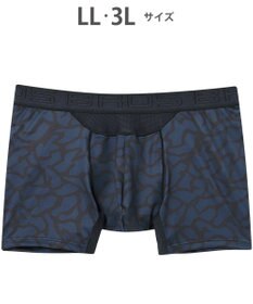 WACOAL MEN ボクサーパンツ 風が通ってムレ軽減。 ダブルエアスルータイプ 吸汗速乾 前閉じ GT3910 /ブロス バイ ワコールメン