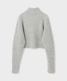 GRACE CONTINENTAL 畦zipニットトップ