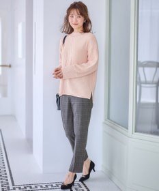 ANY SIS S 【大人百花掲載 ヨンアさん着用】シリーズ累計7万本突破！サーモ2WAYストレッチ テーパードパンツ