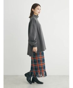 Green Parks Ｂｒｕｓｈｅｄ　タートル裏起毛チュニック