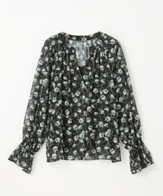 GRACE CONTINENTAL スモールフラワーケープトップ